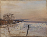 vilhelm-kyhn-ice-pack-gần-taarbaek-phía bắc của Copenhagen-art-print-fine-art-reproduction-wall-art-id-awok8uar8
