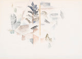 查尔斯·德穆斯·百慕大树木与建筑艺术印刷美术复制品墙艺术 id-awqdiyjn5
