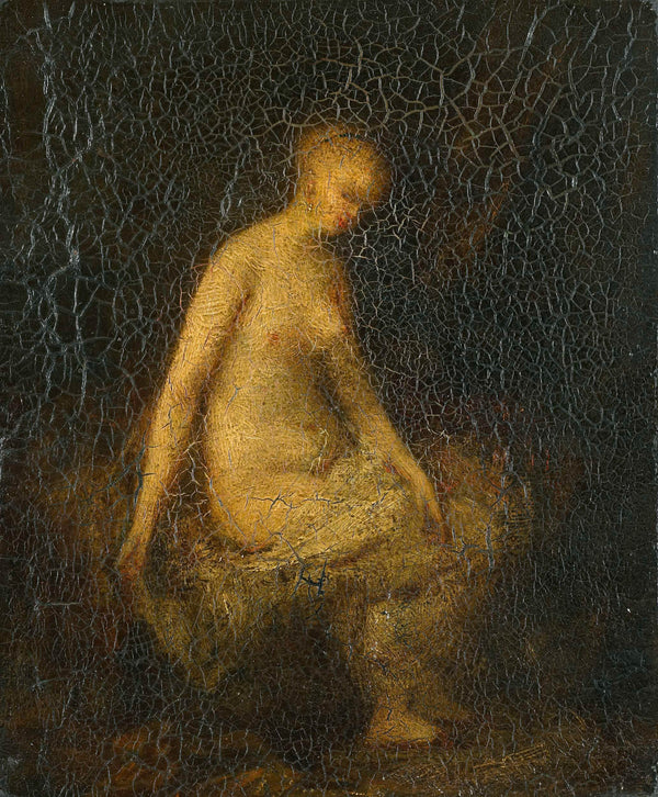 hippolyte-michaud-1840-bathing-woman-art-print-fine-art-reproduction-wall-art-id-awqqm3q4b