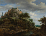 jacob-van-ruisdael-1654-view-of-bentheim-castle-art-print-fine-art-reproduktion-wall-art-id-awr1jdjig