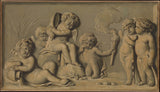 piat-joseph-sauvage-1770-amorini-at-play-一對藝術印刷品美術複製品牆藝術 id-awrncmm71