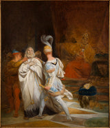 michel-marigny-1826-էսքիզ-ի-եկեղեցու-սուրբ-Եուստաչի-Սուրբ Հովհաննես Նեպոմուկի-խոստովանության-կնիքի-նահատակ-տպագիր-գեղարվեստի- վերարտադրում-պատ-արվեստ
