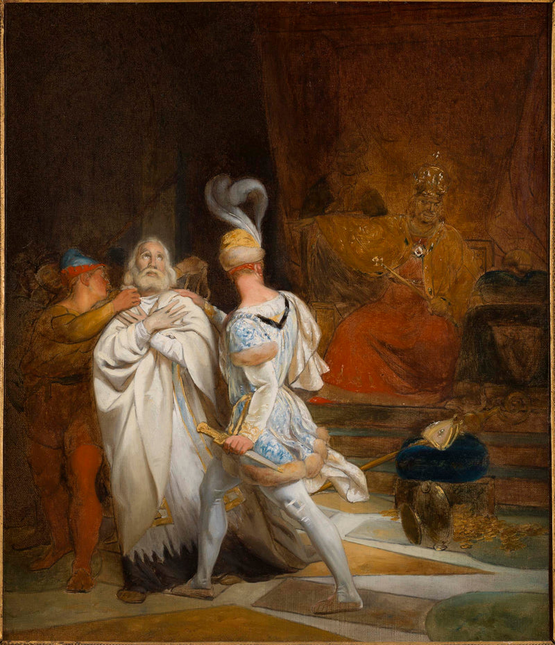 michel-marigny-1826-sketch-for-the-church-of-saint-eustache-st-john-of-nepomuk-a-martyr-of-the-seal-of-confession-art-print-fine-art-reproduction-wall-art