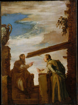 多梅尼科·費蒂-1619-塵埃和光束的寓言藝術印刷精美藝術複製品牆藝術 id-awslczodh