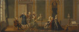 Pehr-hillestrom-1779-古斯塔夫風格室內裝飾與音樂派對藝術印刷精美藝術複製品牆藝術 id-awtf7lnsj