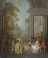 jean-baptiste-pater-1720-tanečníc-v-pavilone-umelecká tlač-výtvarná-umelecká reprodukcia-nástenné-art-id-awu39dsvs