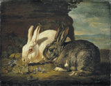 po-jan-fyt-dwa-króliki-szczegóły-od-zwierzęcia-piece-art-print-reprodukcja-dzieł sztuki-sztuka-ścienna-id-awuc7g157