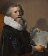 paulus-moreelse-1635-auto-retrato-impressão-arte-reprodução-de-parede-arte-id-awucf06uo