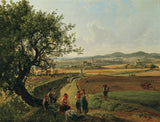 joseph-rebell-1826-view-the-reigns-castle-emmersdorf-na-rothenhof-pamoja-na-melk-abbey-in-the-background-art-print-fine-art-reproduction-wall-art-id-awuf0srxi