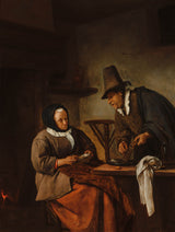 jan-steen-1670-the-caudle-makers-art-print-reprodukcja-dzieł sztuki-sztuka-ścienna-id-awupxvlcw