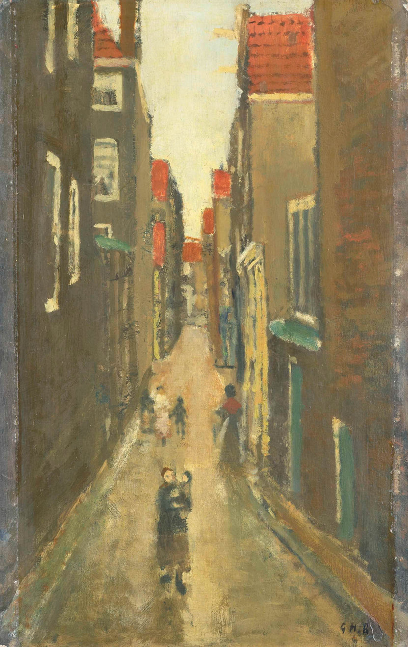 george-hendrik-breitner-1880-the-baanbrugsteeg-looking-from-the-haarlemmerdijk-towards-art-print-fine-art-reproduction-wall-art-id-awusmhr3e