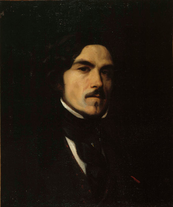 emile-champmartin-1840-portrait-of-delacroix-1798-1863-painter-art-print-fine-art-reproduction-wall-art