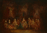 阿道夫·约瑟夫·托马斯·蒙蒂切利1900年，路易十五人服装艺术印刷精美的艺术复制品墙上的艺术idawv2n6egv