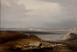 Conrad-Martens-1841-kororareka-in-de-baai-van-eilanden-art-print-fine-art-reproductie-wall-art-id-awvd1w61l