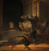 rembrandt-van-rijn-1639-stillewe-met-poue-kunsdruk-fynkuns-reproduksie-muurkuns-id-awx2q9gyw