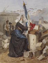 alexandre-marie-guillemin-1865-допомога-для-поранених-сестра-благодійність-мистецтво-друк-образотворче-відтворення-стіна-арт-id-awzclizl6