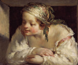 Јеан-Францоис-Миллет-1849-млада-жена-уметност-штампа-ликовна-репродукција-зид-уметност-ид-авзз8т4фг