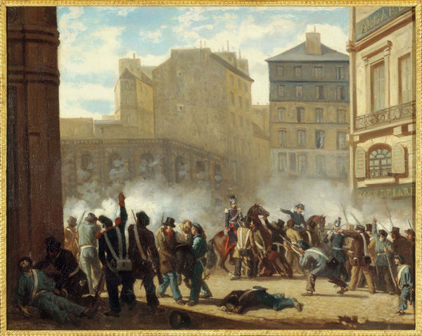 anonymous-1843-taking-the-water-tower-place-du-palais-royal-24-february-1848-current-1st-arrondissement-art-print-fine-art-reproduction-wall-art