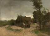 anton-mauve-1870-cottage-on-the-dirt-road-art-print-fine-art-reprodução-wall-art-id-ax0q85pxm