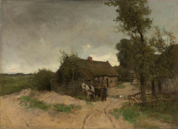 anton-mauve-1870-cottage-on-the-dirt-road-art-print-fine-art-reproduction-wall-art-id-ax0q85pxm