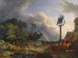 菲利普·詹姆斯·德·卢瑟堡1784年，彩虹艺术印刷精美的艺术复制品墙艺术ID-ax16oi3dw