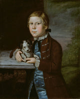 neznan-1776-fant-iz-družine-hallett-s-psom-umetniški-tisk-likovna-reprodukcija-stenske-umetnine-id-ax1dsg4ja