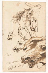 安东尼·范·戴克1620研究一个骑着马的马头艺术印刷精美的艺术复制品墙上的艺术ID AX1H2P6RA