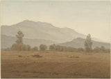 卡斯珀·戴维·弗里德里希1835新月在riesengebirge山上艺术印刷精美的艺术复制品墙艺术id-ax1n3iyny