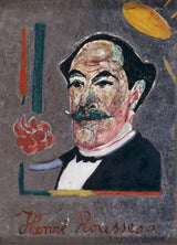 弗朗茨·馬克-1911-亨利·盧梭的肖像-藝術印刷品-美術複製品-牆藝術-id-ax1pqfd43