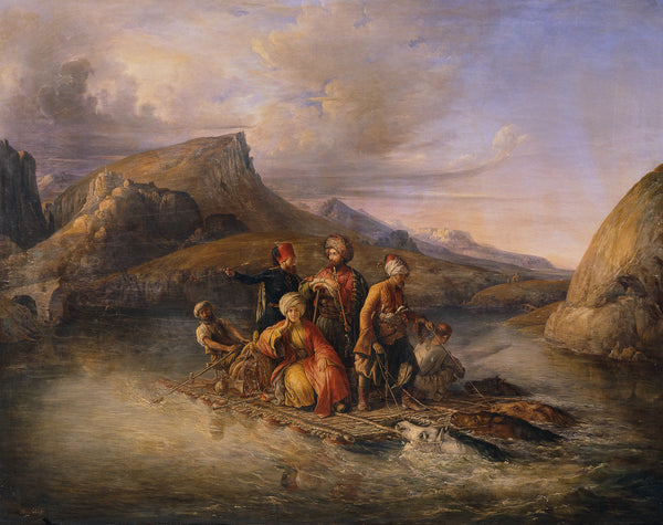 august-theodor-schofft-1850-crossing-the-tigris-art-print-fine-art-reproduction-wall-art-id-ax25rpj9e
