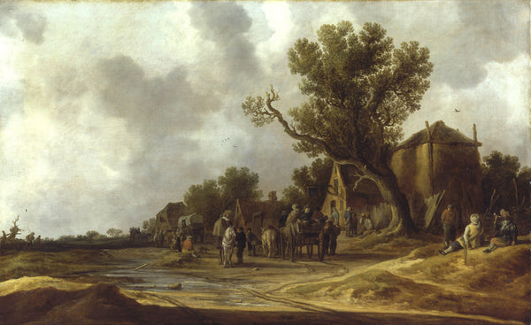 jan-van-goyen-1632-peasants-and-horsemen-at-an-inn-art-print-fine-art-reproduction-wall-art-id-ax2wzt9yg