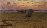 Nils-Kreuger-1909-kravy-on-the-Beach-art-print-fine-art-reprodukčnej-wall-art-id-ax45dth7i