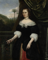 daniel-vertangen-1660-porträtt-av-dina-lems-fru-till-jan-valckenburgh-konsttryck-fin-konst-reproduktion-väggkonst-id-ax46f3ux4