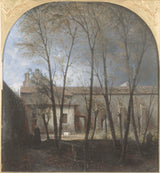 auguste-jacques-regnier-1856-cintorín-st-margaret-predpokladané-umiestnenie-hrobky-z-louis-xvii-art-print-Fine-art-reproduction-wall-art