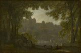 吉恩-巴蒂斯特·卡米尔·柯罗19世纪森林景观艺术印刷精美的艺术复制品墙艺术ID-AX54P1F7K