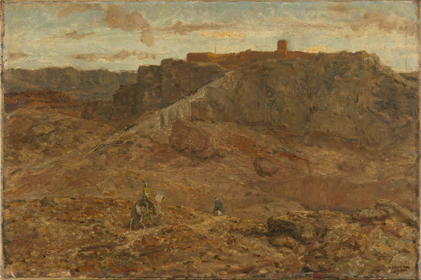 marius-bauer-1880-mountainous-landscape-in-egypt-art-print-fine-art-reproduction-wall-art-id-ax5zzn7hi