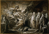 Jean-baptiste-dit-le-romain-deshays-1758-o-reitor-dos-mercadores-e-vereadores-da-cidade-de-paris-alegoria-do-tratado-de-paris- 10 de fevereiro de 1763-art-print-fine-art-playback-wall-art