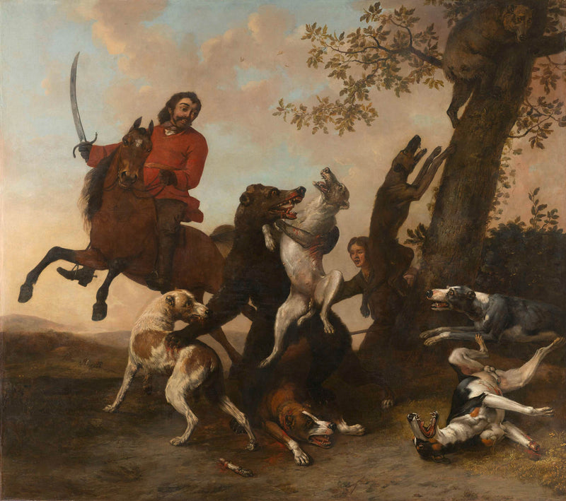 paulus-potter-1649-bear-hunt-art-print-fine-art-reproduction-wall-art-id-ax8x363ju