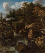 allaert-van-everdingen-1650-스웨덴의 풍경-폭포-예술-인쇄-미술-복제-벽-예술-id-axaujmjyh