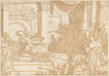 valentin-lefebvre-1536-esther-pred-ahasverjem-umetniški-tisk-likovna-reprodukcija-stenske-umetnosti-id-axb8azbyz