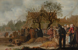 sybrand-van-beest-1638-hog-market-art-print-reprodukcja-dzieł sztuki-sztuka-ścienna-id-axbv8ny2f