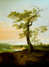 jens-juel-1779-widok-z-veyrier-nad-jeziorem-genewskim-w stronę-jury-góry-sztuka-drukuj-reprodukcja-dzieł sztuki-sztuka-ścienna-id-axc2kwq3z