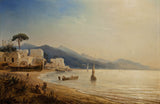 西奥多·古丁1837-那不勒斯附近的海岸艺术印刷精美的艺术复制品墙艺术ID-axcc3nlp0