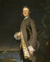 約瑟夫·B·布萊克本-1752-約翰·皮戈特船長的肖像-藝術印刷-精美藝術-複製品-牆藝術-id-axe52210v
