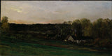 Charles François Daubigny, 1874 - House of Mother Bazot - fine art print