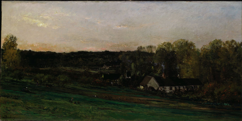 Charles François Daubigny, 1874 - House of Mother Bazot - fine art print