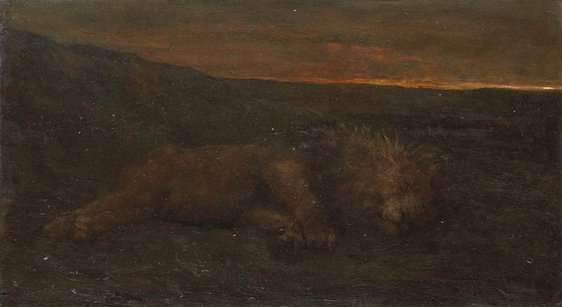 john-macallan-swan-1870-sleeping-lion-at-night-art-print-fine-art-reproduction-wall-art-id-axetqunh6