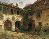罗伯特·罗斯（Robert Roberts）1871年在伯尔尼王子城堡的院子里打印艺术细腻的艺术复制品墙上的艺术IDaxexcuxkz
