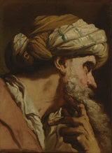 gaetano-gandolfi-1775-在卡納藝術印刷品美術複製品牆上藝術 id-axey4qlbw 的東方頭顱研究