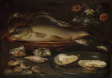 clara-peeters-1607-bodegón-con-pescado-ostras y camarones-art-print-fine-art-reproducción-wall-art-id-axfklq6ii